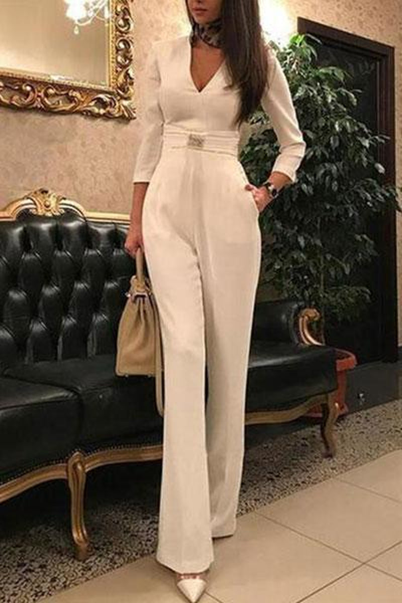 Split Sleeve Jumpsuit