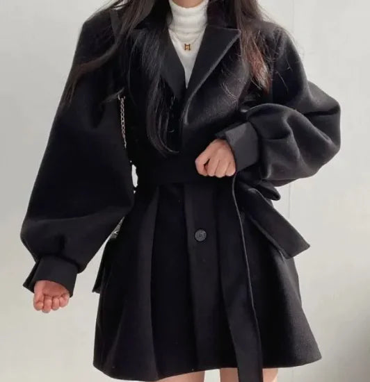 Elegance Woolen Loose Wind Coat Pt.12