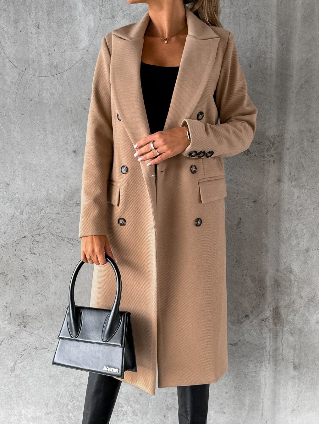 Fashion Casual Woolen Coat 