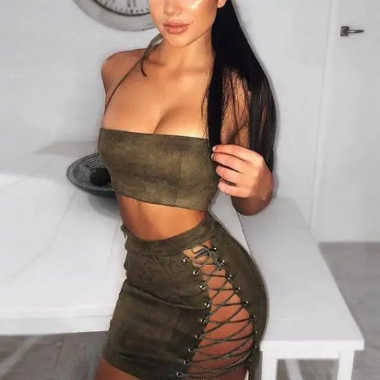 Women's Cutout Set Dress