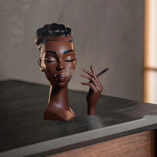 Woman Head Incense Burner