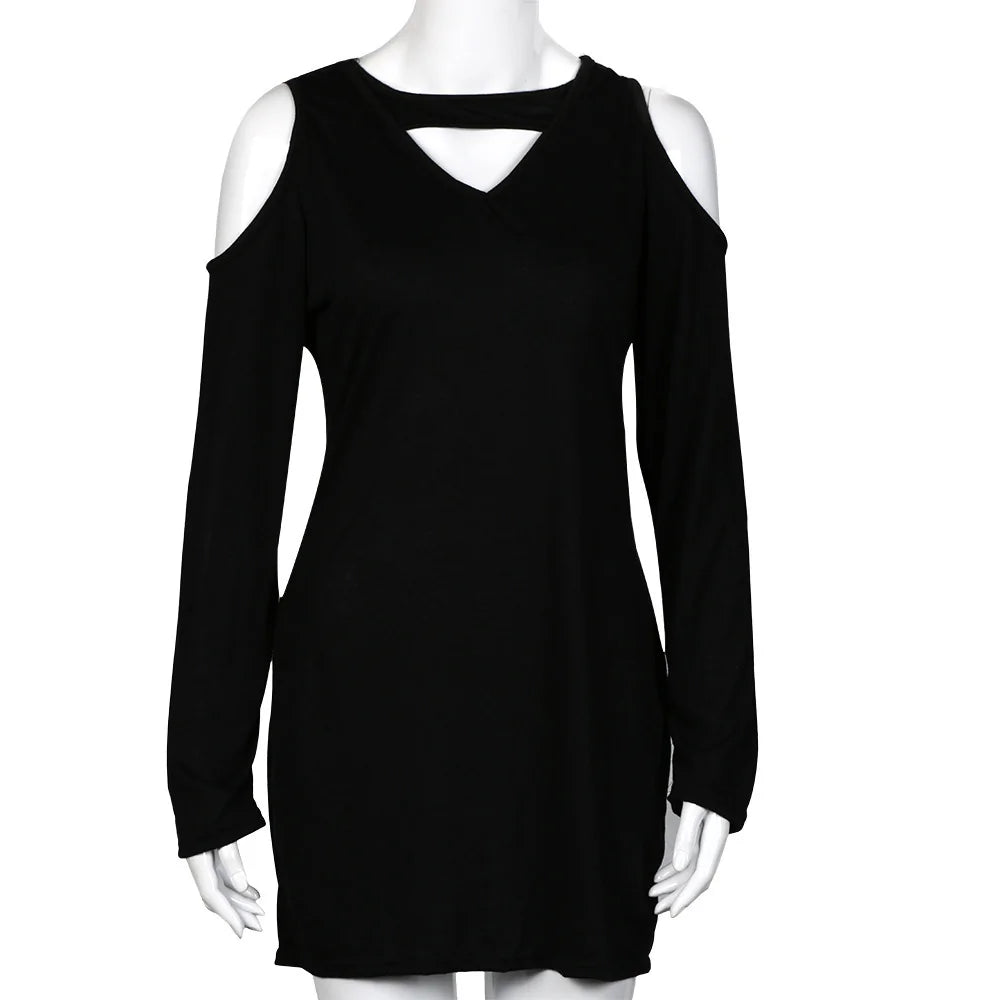 Skull Back Cotton Dress