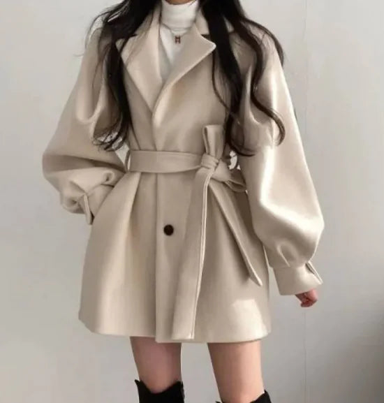 Elegance Woolen Loose Wind Coat Pt.12