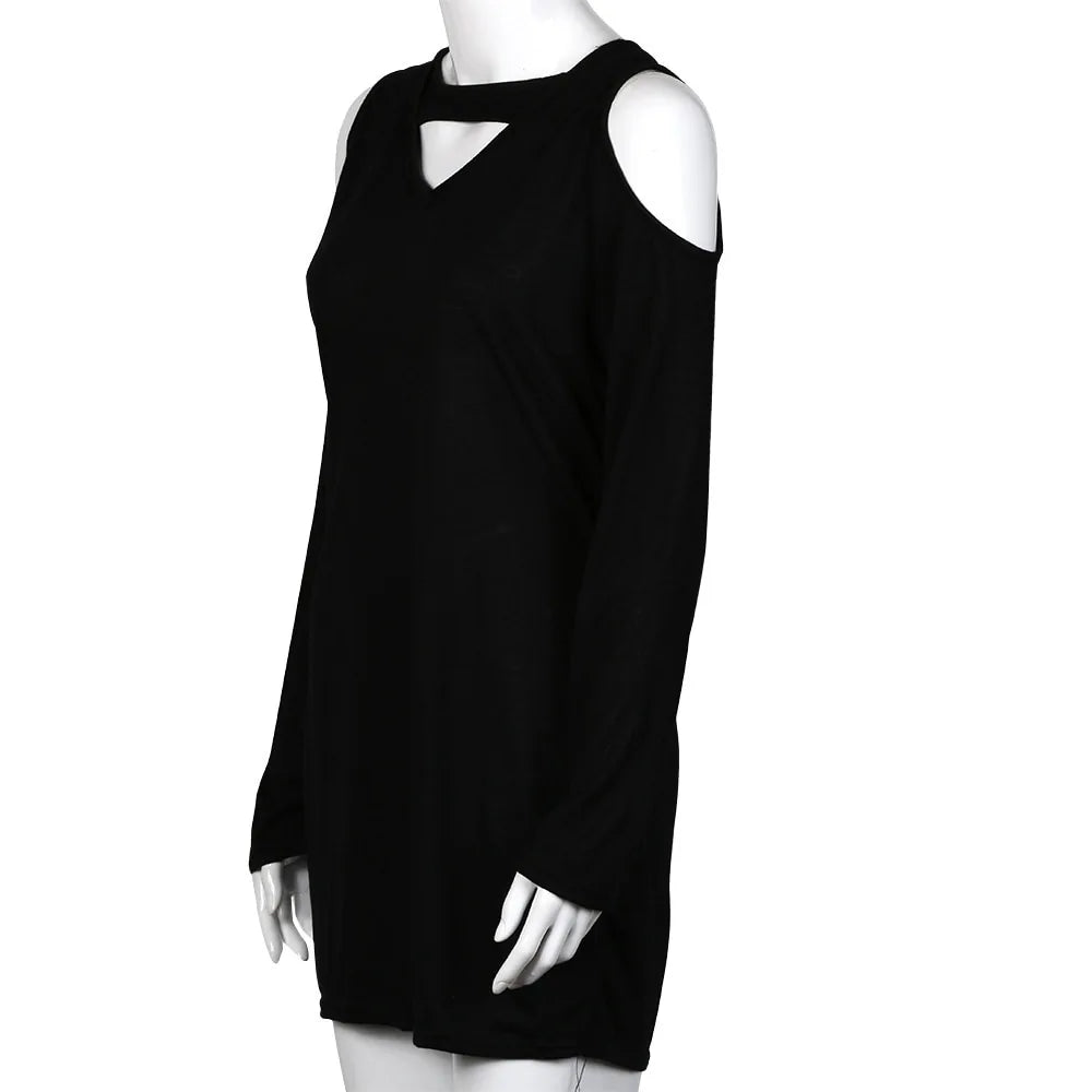 Skull Back Cotton Dress